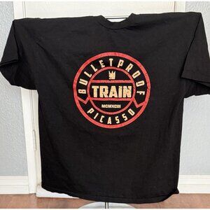 TRAIN 2015 BULLETPROOF PICASSO TOUR -UNISEX CONCERT T-SHIRT LARGE